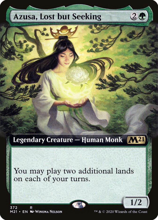 Azusa, Lost but Seeking card front