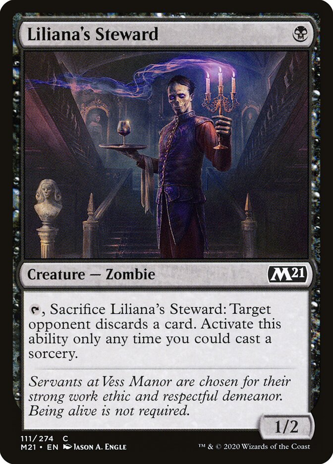 Liliana's Steward card front