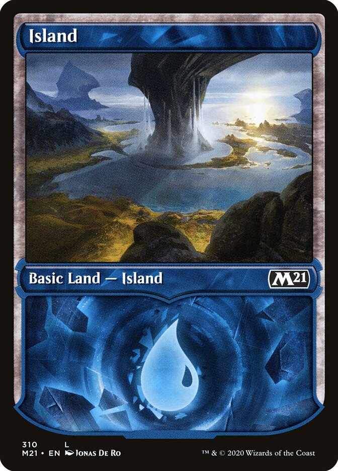 Island card front