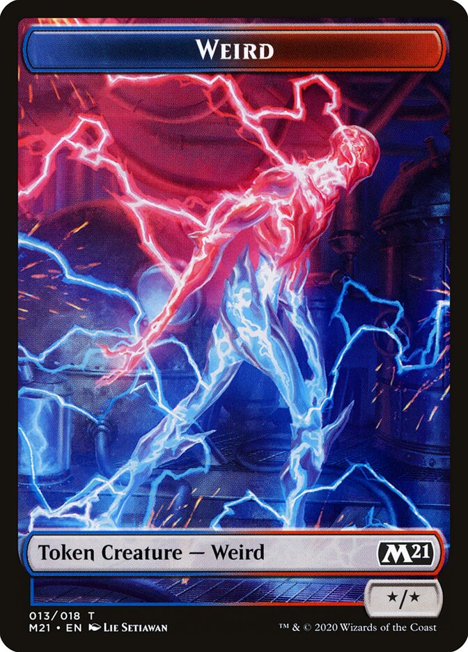 Weird card front