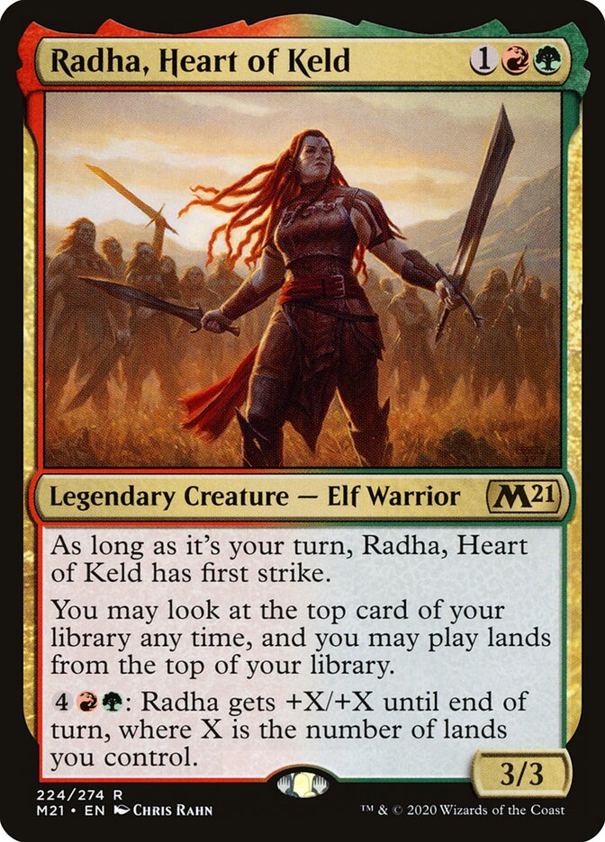 Radha, Heart of Keld card front