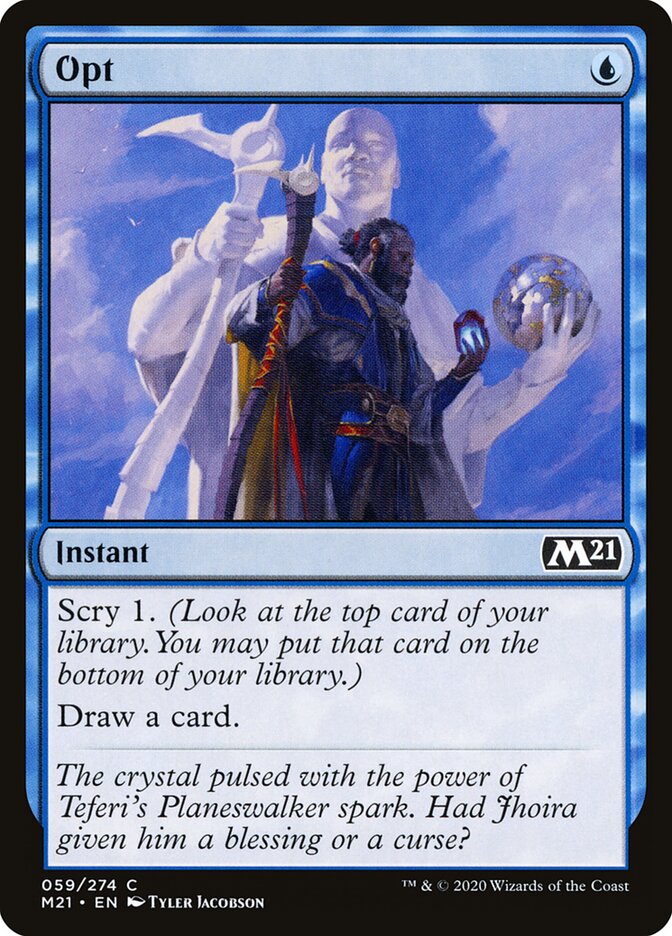 Opt card front