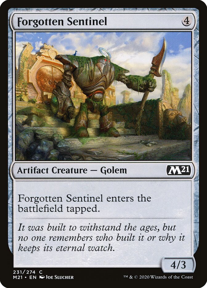 Forgotten Sentinel card front
