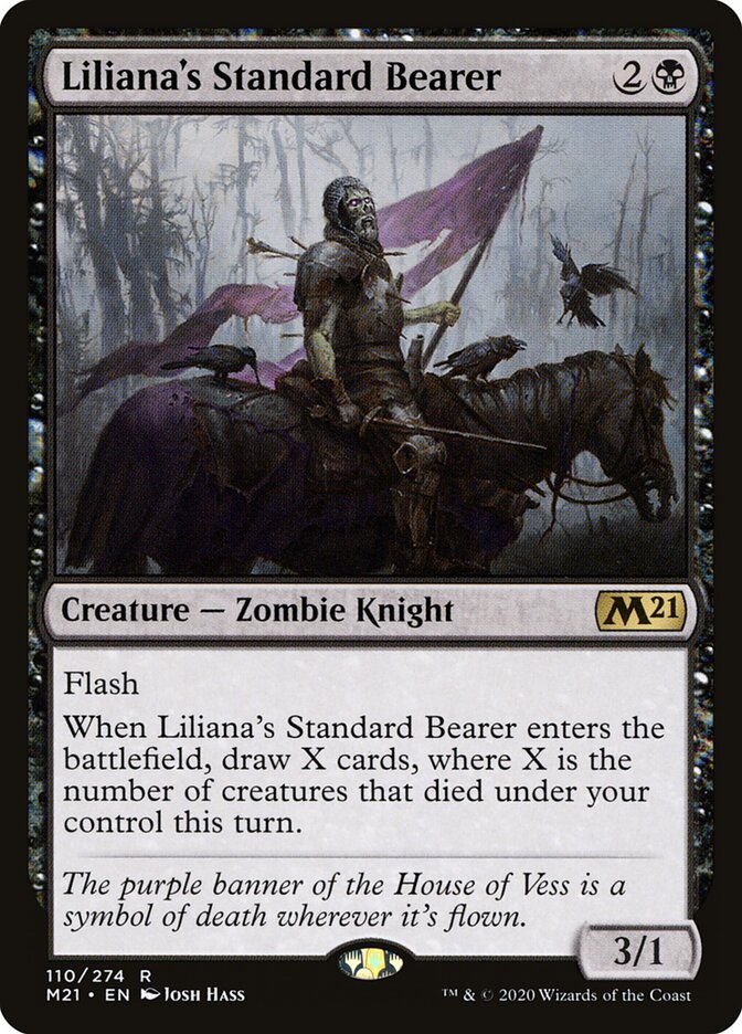 Liliana's Standard Bearer card front