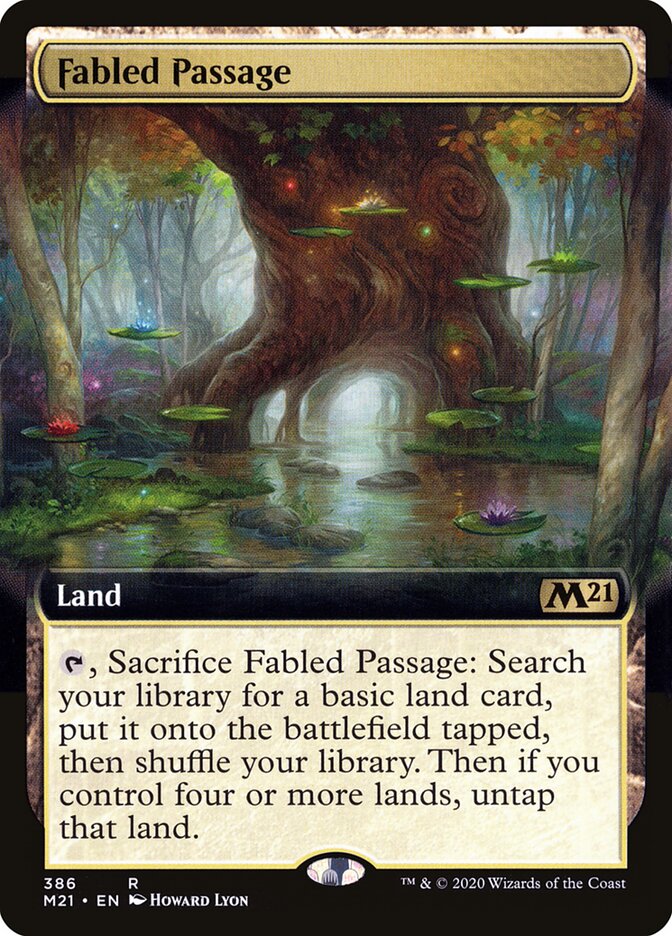Fabled Passage card front