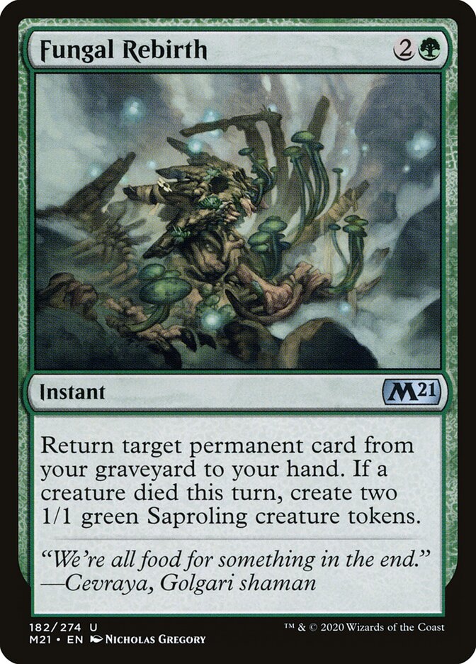 Fungal Rebirth card front