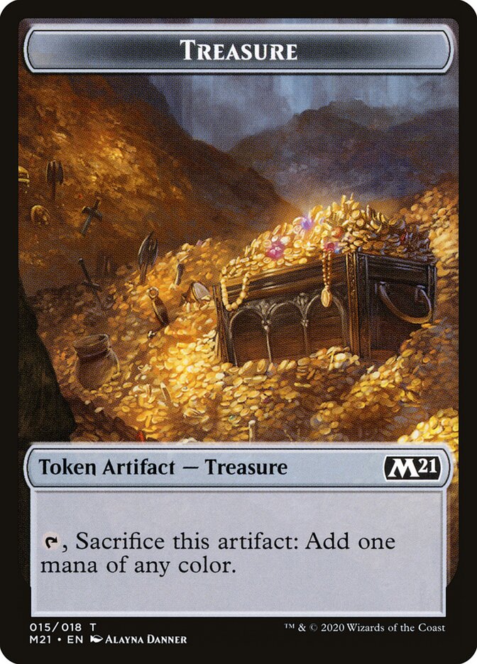Treasure card front