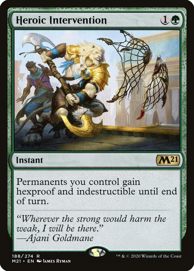 Heroic Intervention card front