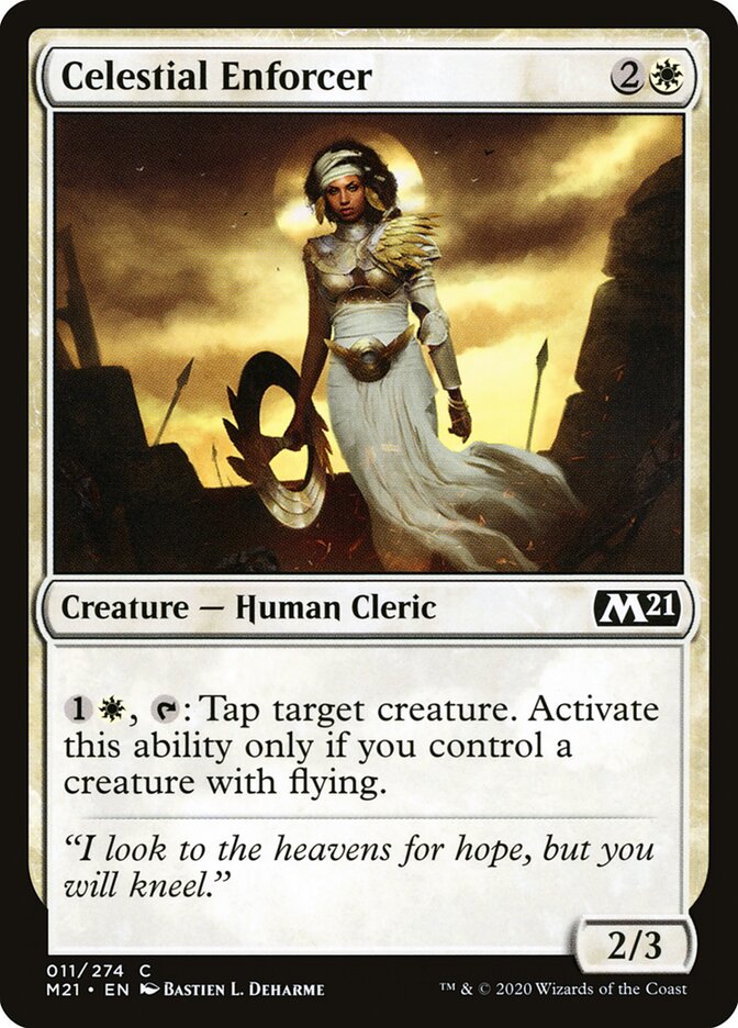 Celestial Enforcer card front