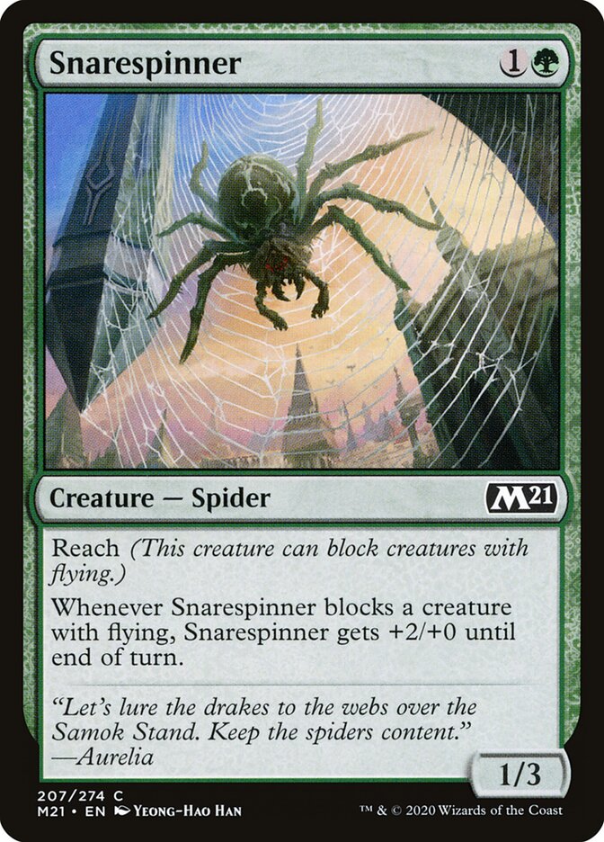 Snarespinner card front