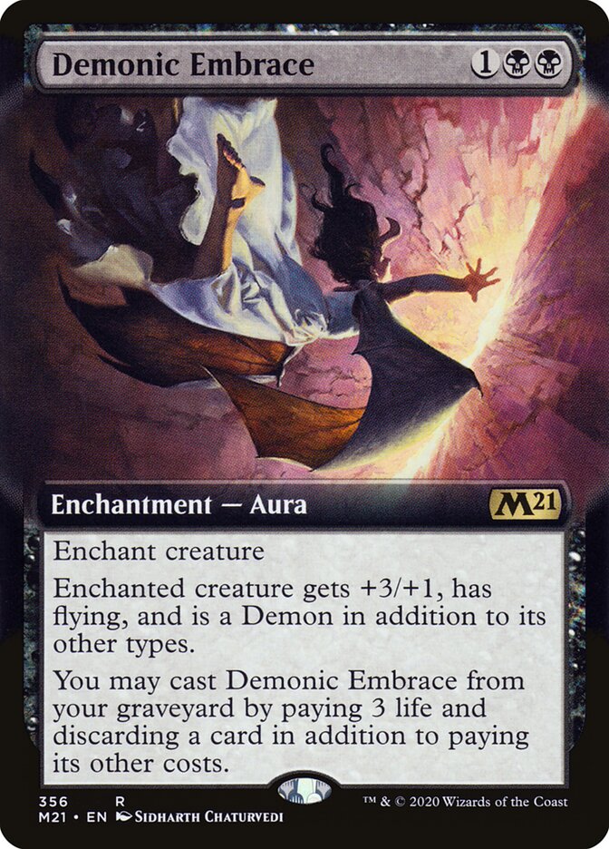 Demonic Embrace card front