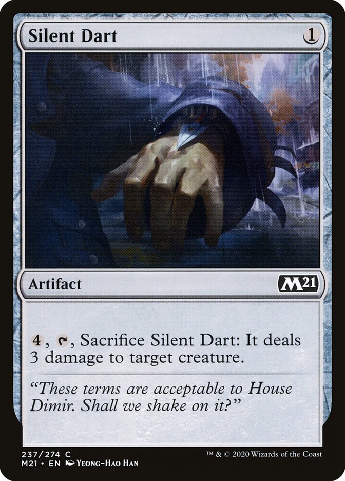 Silent Dart card front