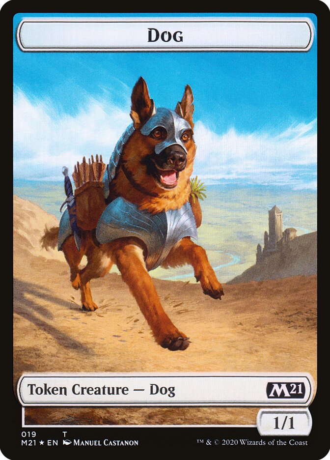 Dog card front