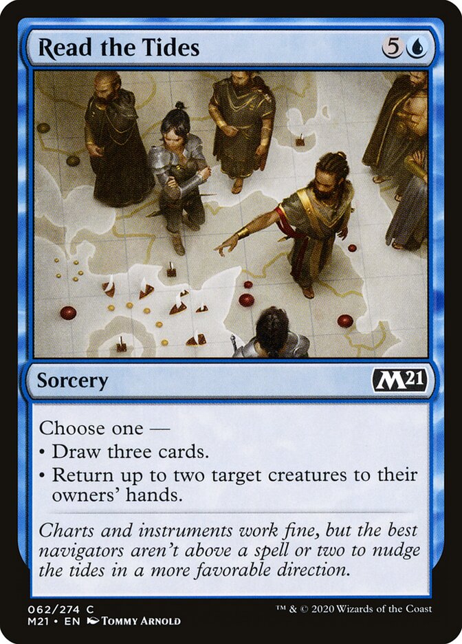 Read the Tides card front