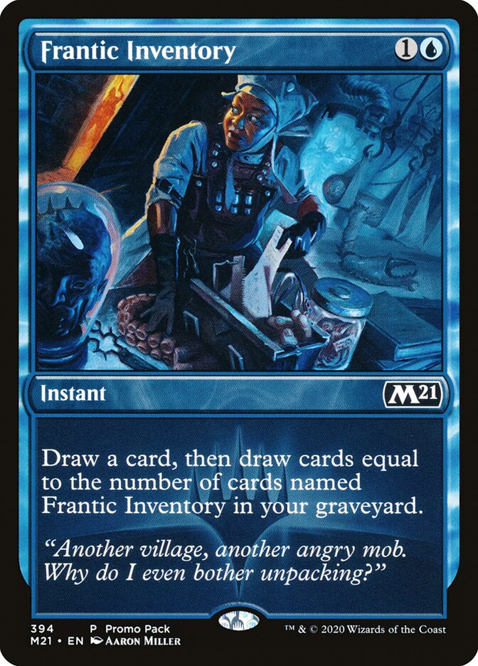 Frantic Inventory card front