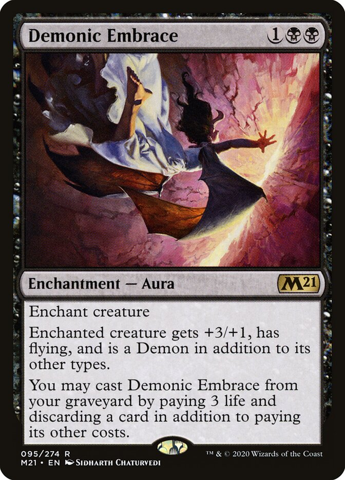 Demonic Embrace card front