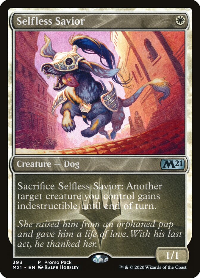 Selfless Savior card front