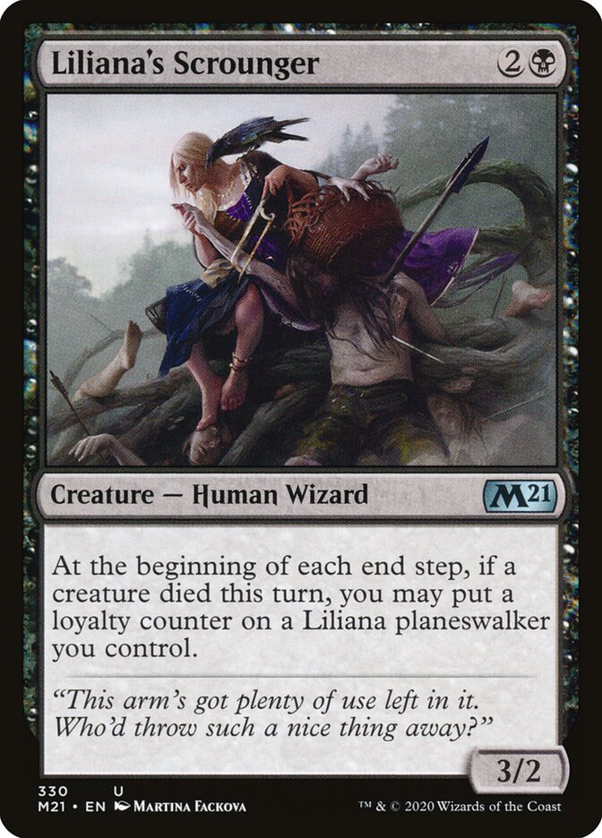 Liliana's Scrounger card front