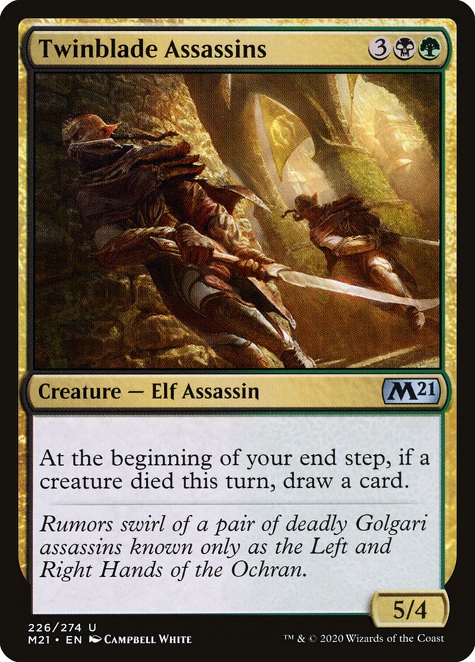 Twinblade Assassins card front