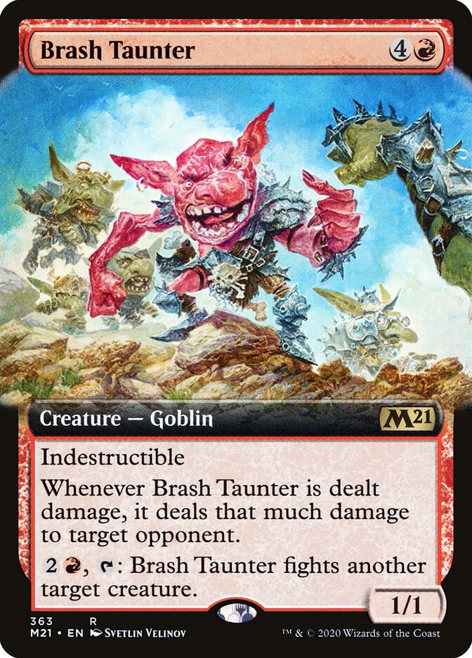 Brash Taunter card front