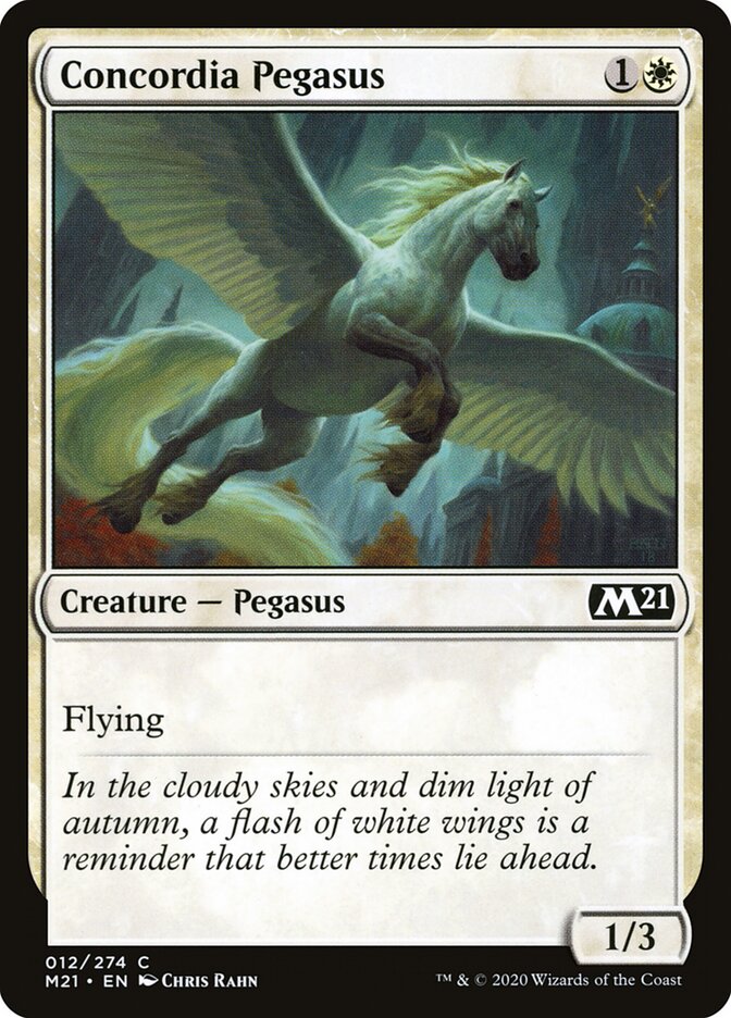 Concordia Pegasus card front