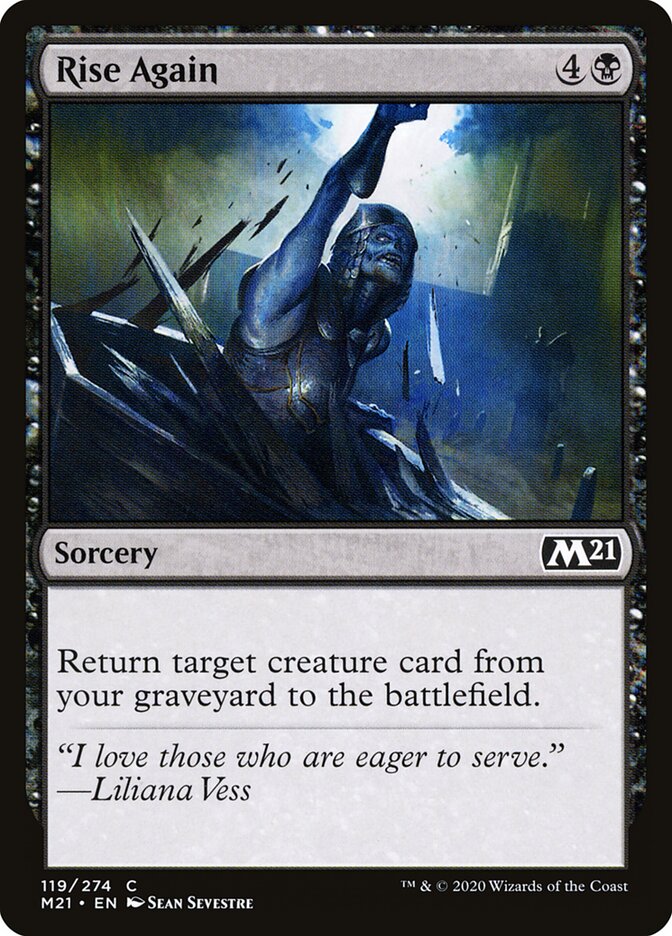 Rise Again card front