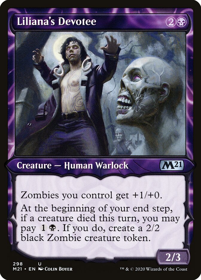 Liliana's Devotee card front