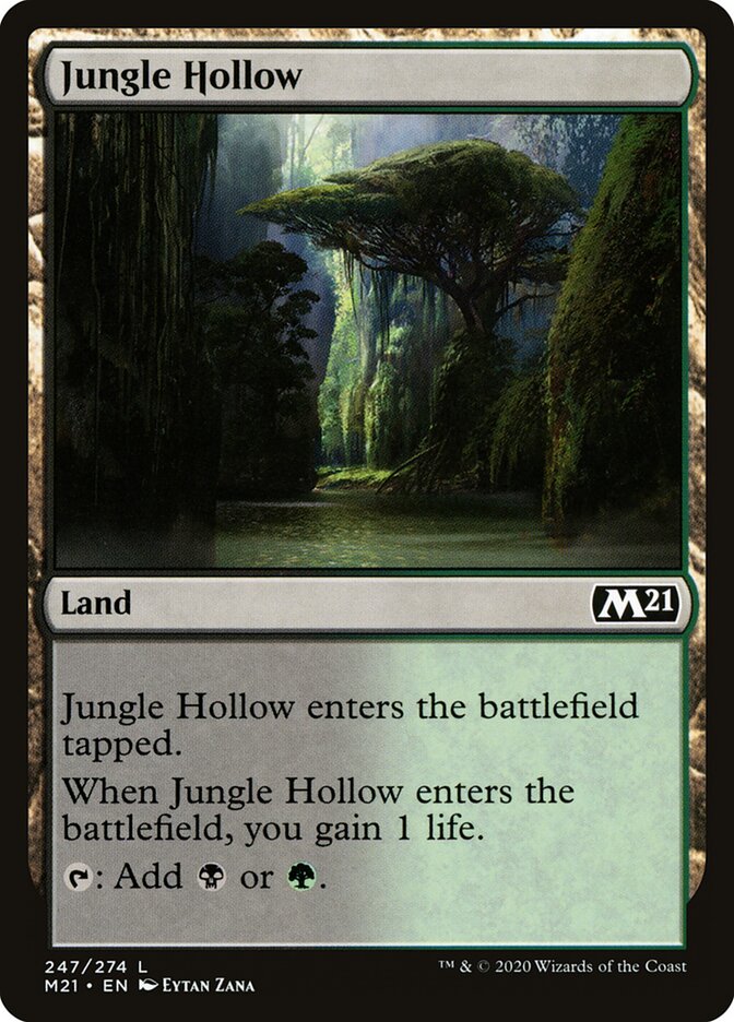 Jungle Hollow card front