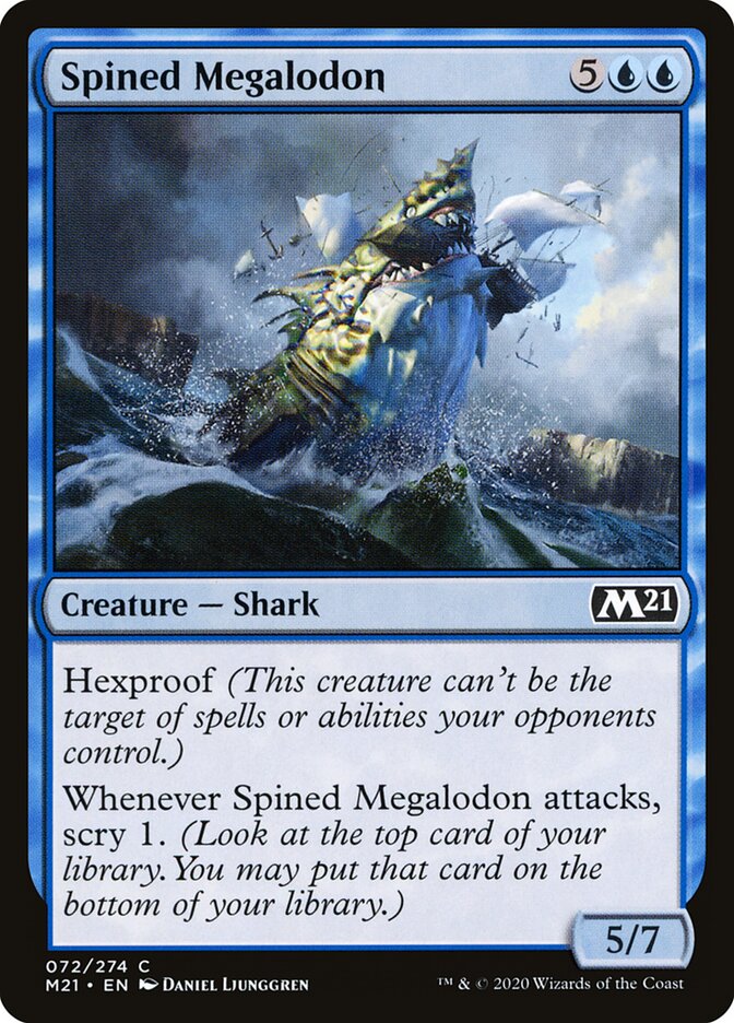 Spined Megalodon card front
