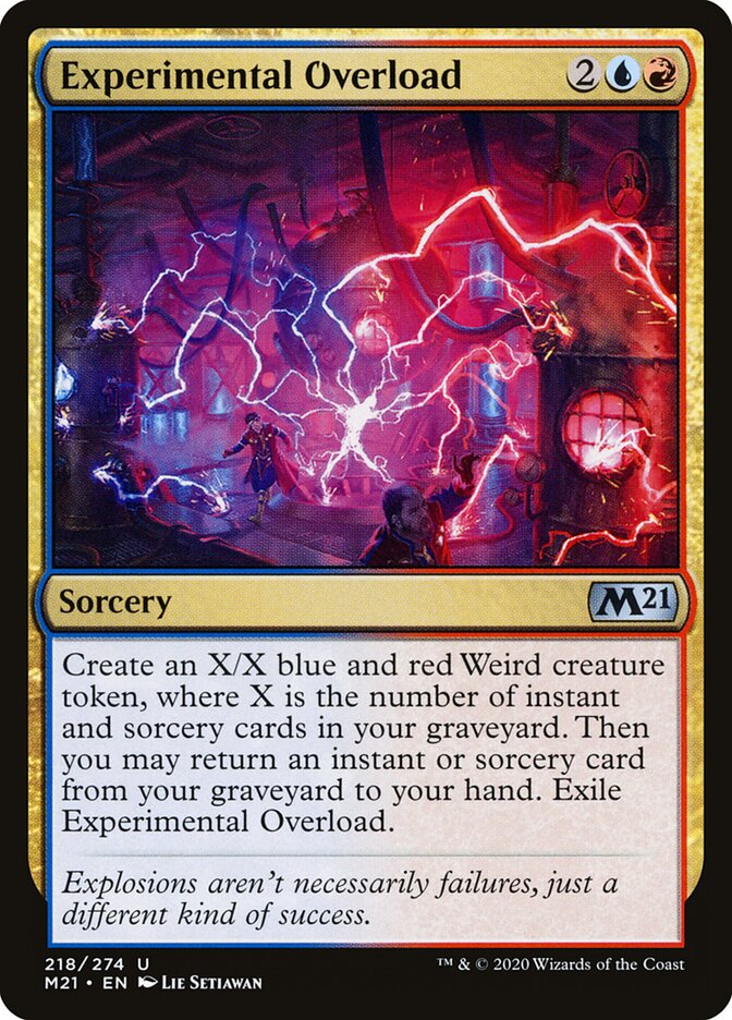 Experimental Overload card front