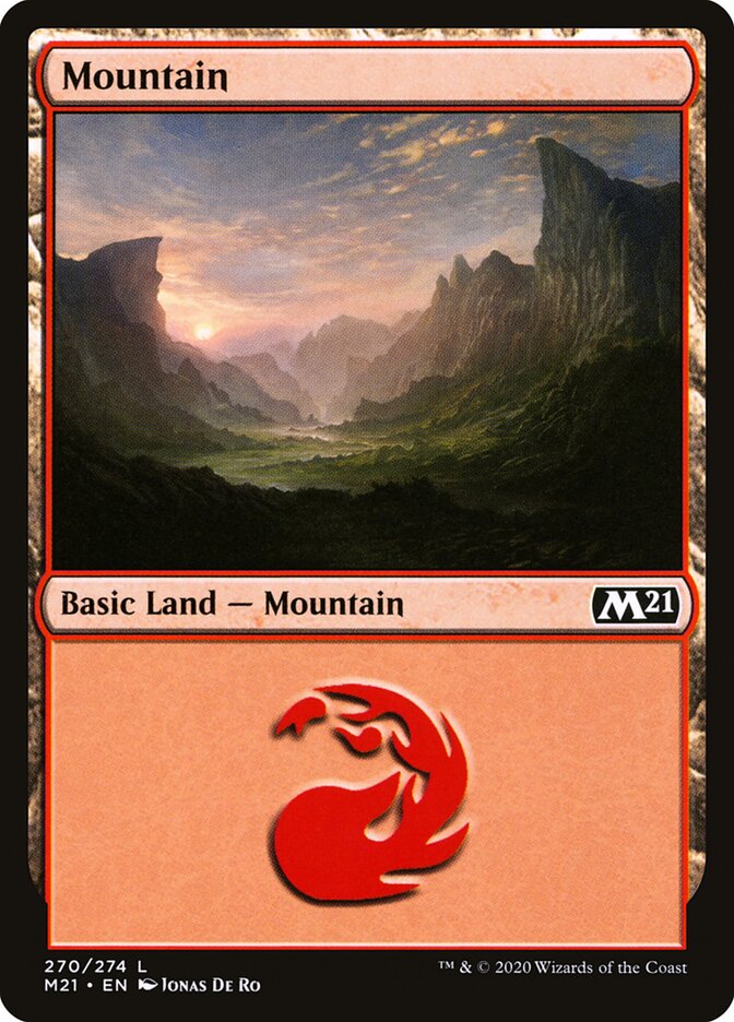 Mountain card front