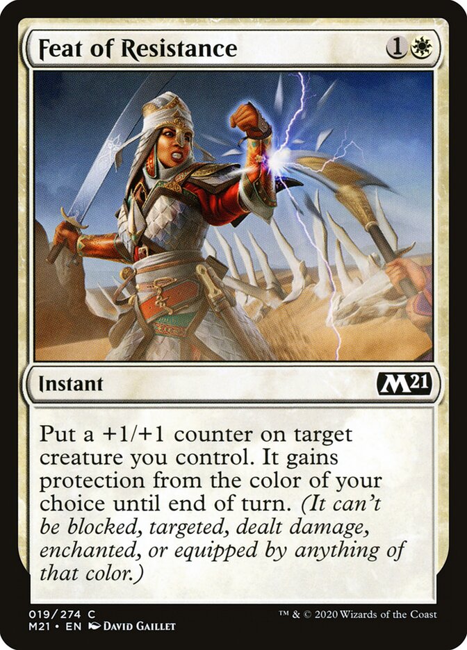 Feat of Resistance card front