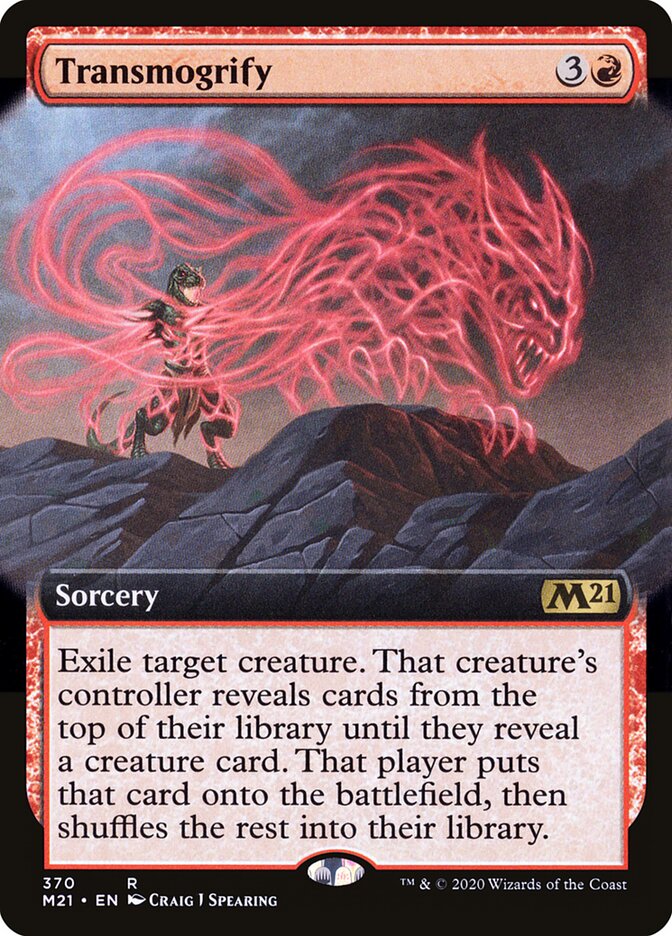 Transmogrify card front