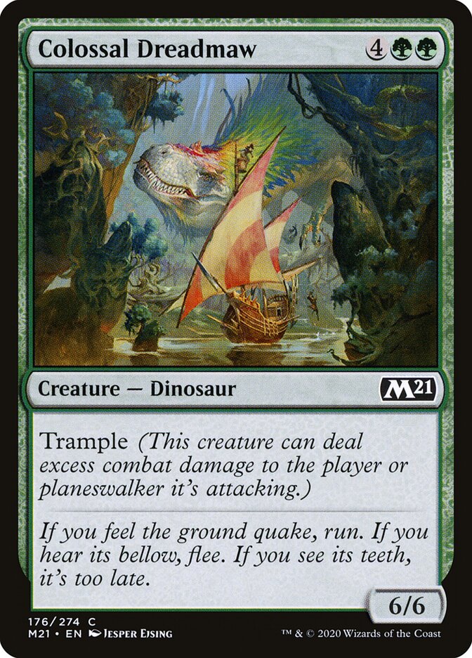 Colossal Dreadmaw card front