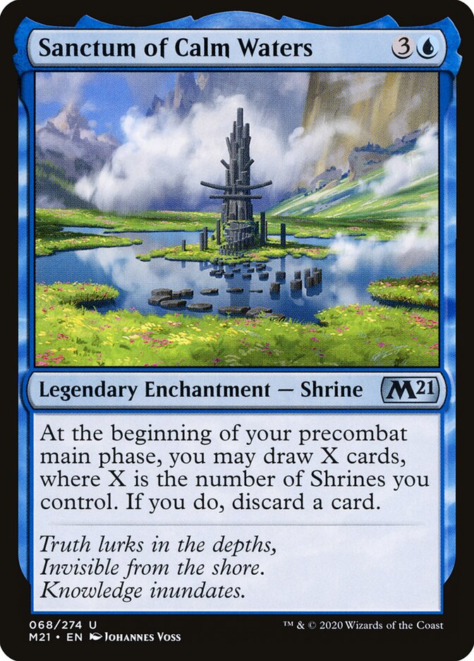Sanctum of Calm Waters card front