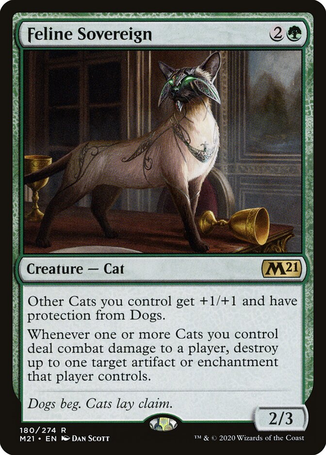 Feline Sovereign card front