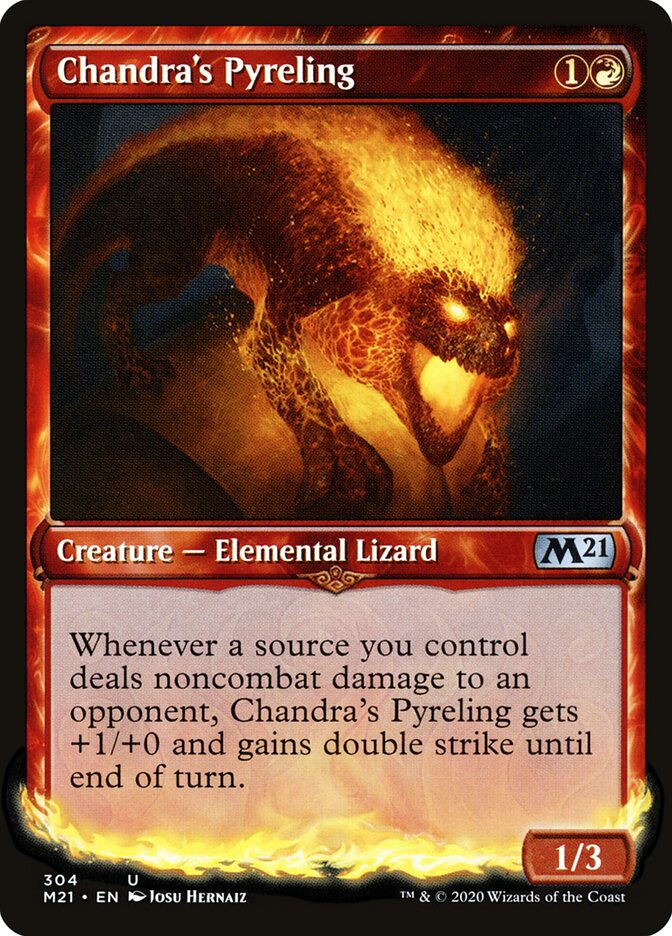 Chandra's Pyreling card front