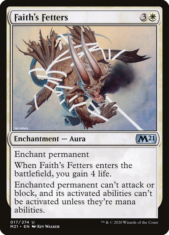 Faith's Fetters card front