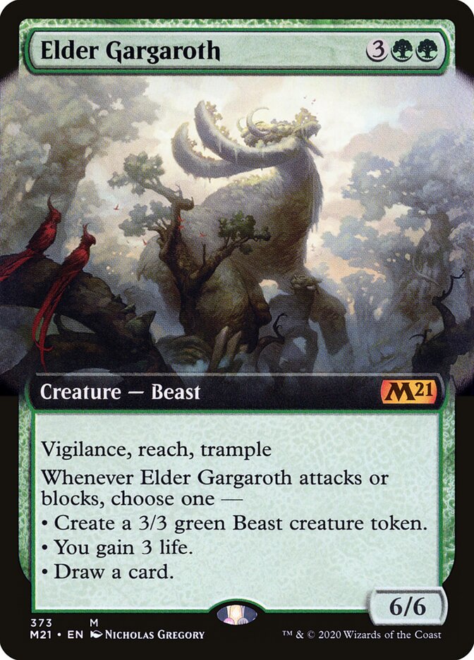 Elder Gargaroth card front