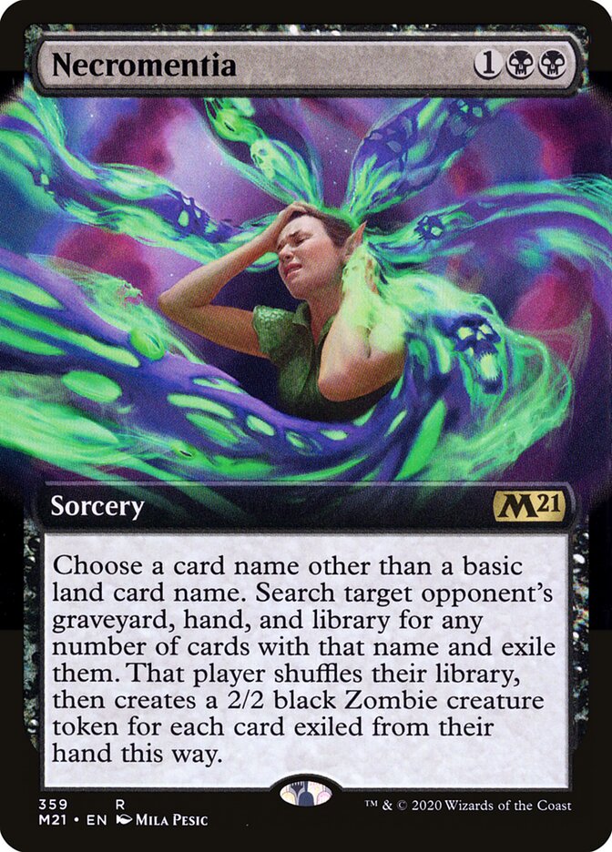 Necromentia card front