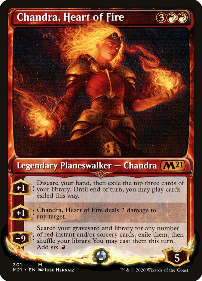 Chandra, Heart of Fire card front