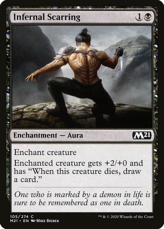 Infernal Scarring card front