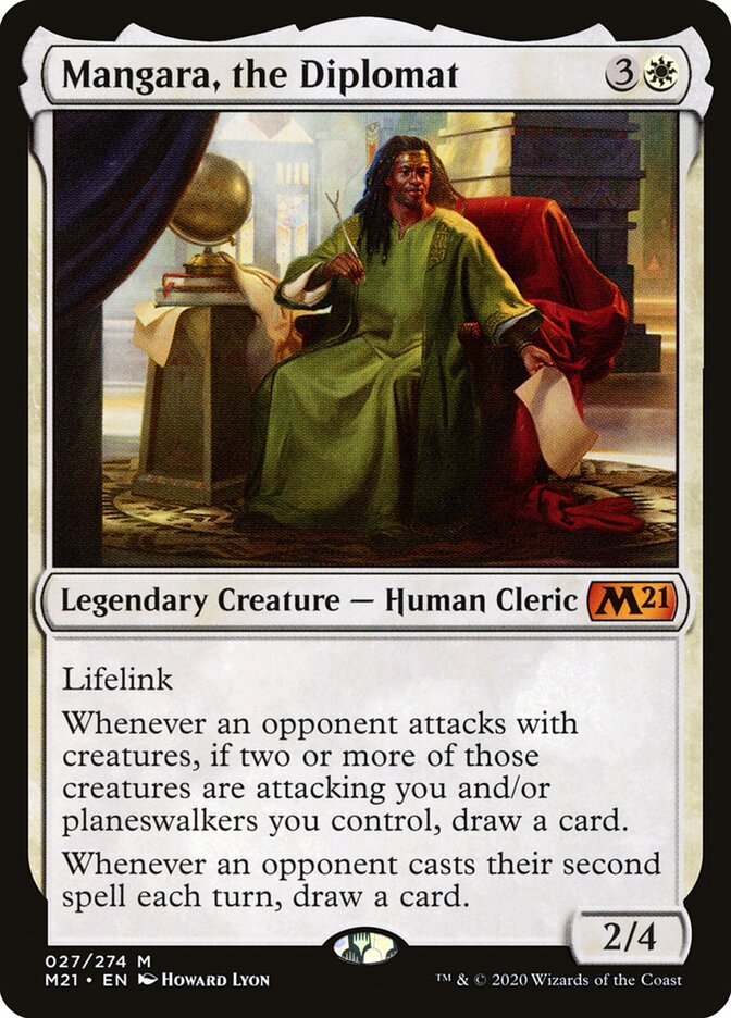 Mangara, the Diplomat card front
