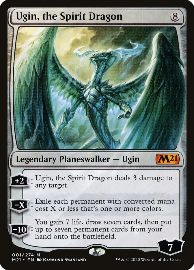 Ugin, the Spirit Dragon card front