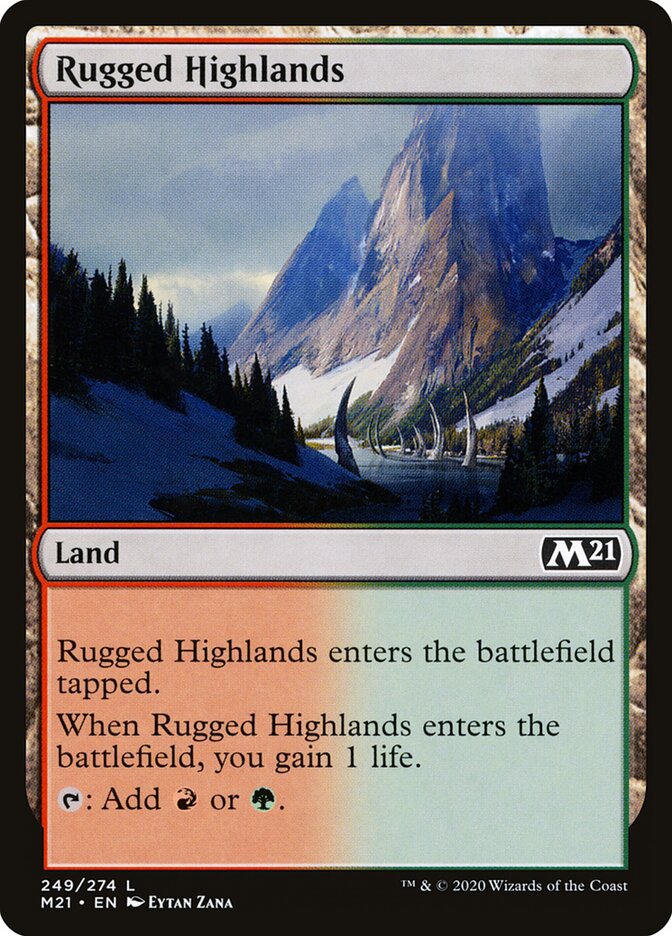 Rugged Highlands card front