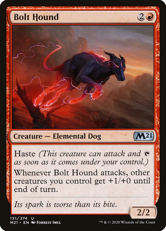 Bolt Hound card front