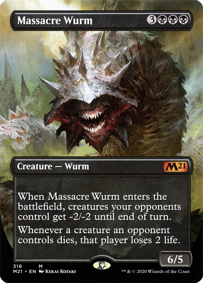 Massacre Wurm card front