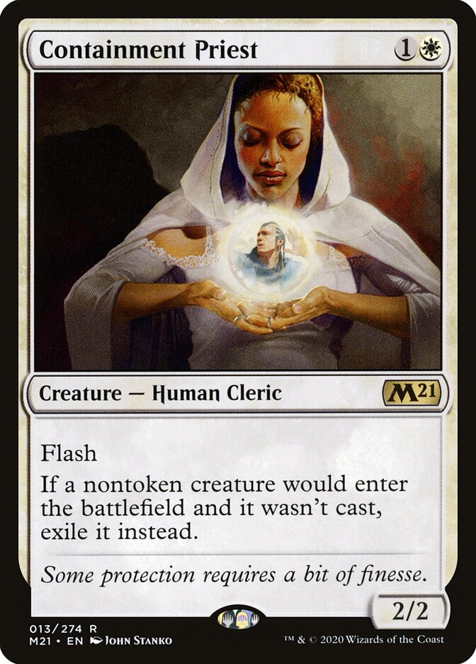 Containment Priest card front