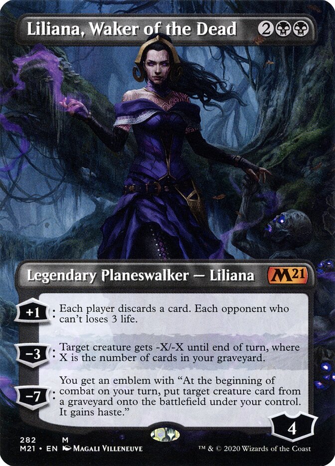 Liliana, Waker of the Dead card front