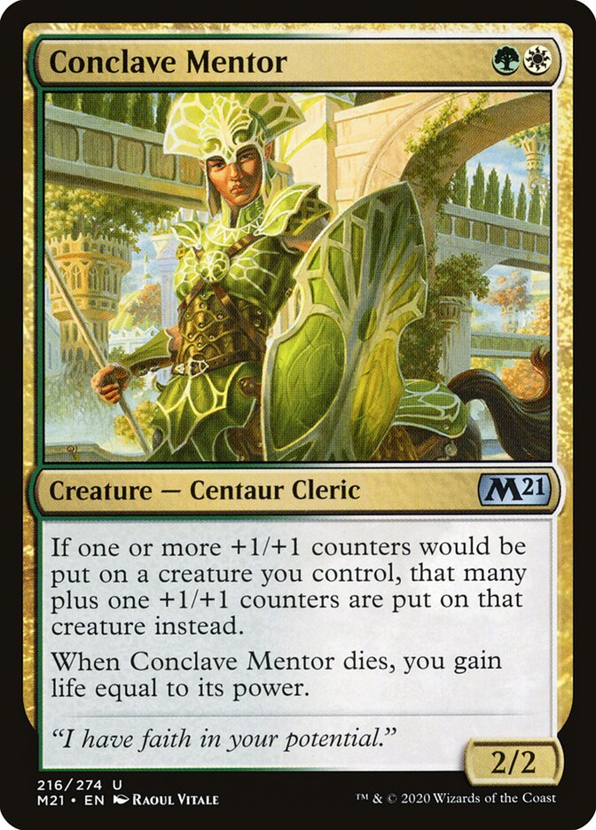Conclave Mentor card front
